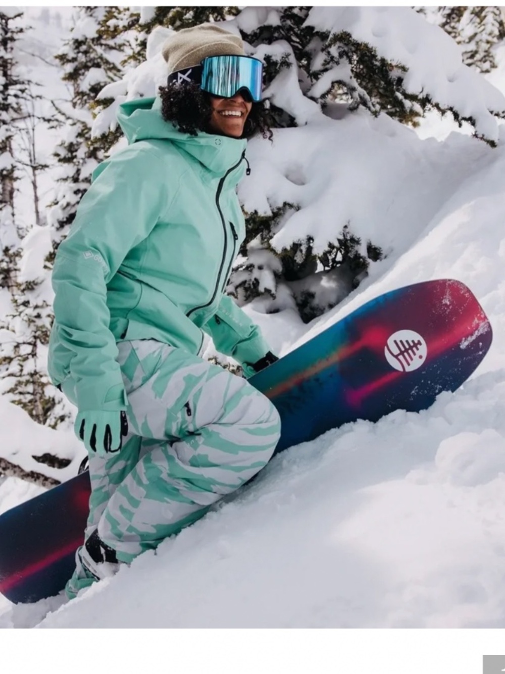 Burton AK Gore Tex Summit Snowboard Pants M Top Look